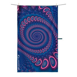 Lifeventure Recycled Soft Fibre Travel Towel - Compact, Lightweight, Quick-Drying Sports and Beach Towel, Sand Free Design, Giant (Andaman)