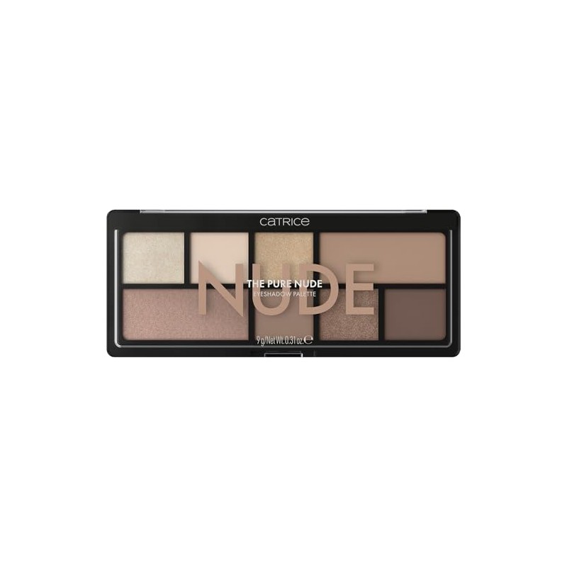 Catrice The Pure Nude Eyeshadow Palette, 8 Nude Tones, Shimmering,
