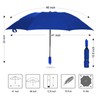 LANBRELLA Umbrella Reverse Travel Umbrella Windproof Compact Folding - C2.7