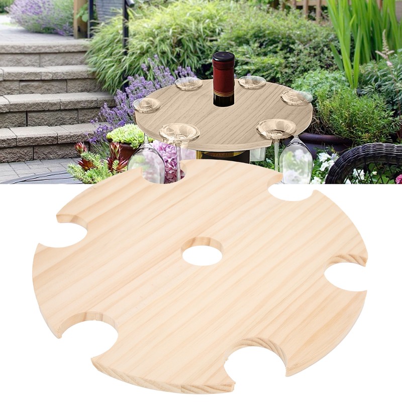 Wooden Wine Glass Drying Rack and Bottle Holder Wine Storage