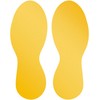 Durable Floor Stickers Footprint Removable 90 mm x 0.2 mm