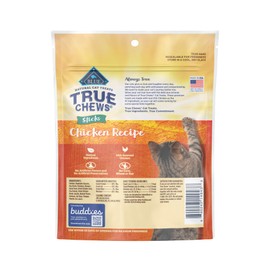 Blue Buffalo True Chews Sticks Natural Cat Treats, Chicken Recipe, Meaty & Savory Treats Made in The USA, 3-oz. Bag