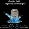 Reaction Tackle Tungsten Barrel Weights - 1/4oz-silver