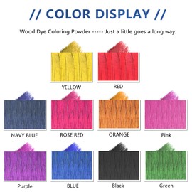 GOODTAKE Dark Brown Wood Stain Powder, Wood Dye Powder That Makes Vibrant Wood, Premium Fast Dry Dark Wood Stain Powder for Crafts, Multiple Finishes - for Indoor Outdoor Wooden (Dark Brown, 2 oz)