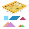 NiC IS COCNG Geometry Games Pattern Blocks, Travel Tangram Puzzle,