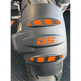 Pack of 3 reflective stickers compatible with motorcycle R 1200 1250 GS Adventure Heckfender arancia