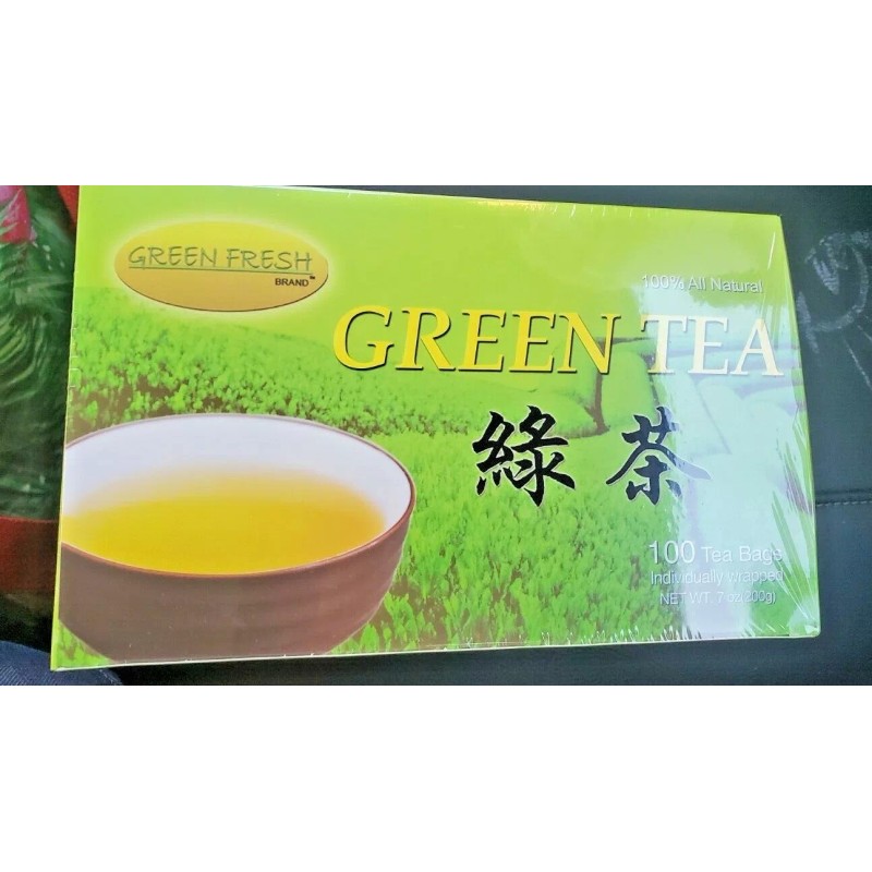 Fresh GREEN FRESH GREEN TEA 100% NATURAL 100 TEA BAGS