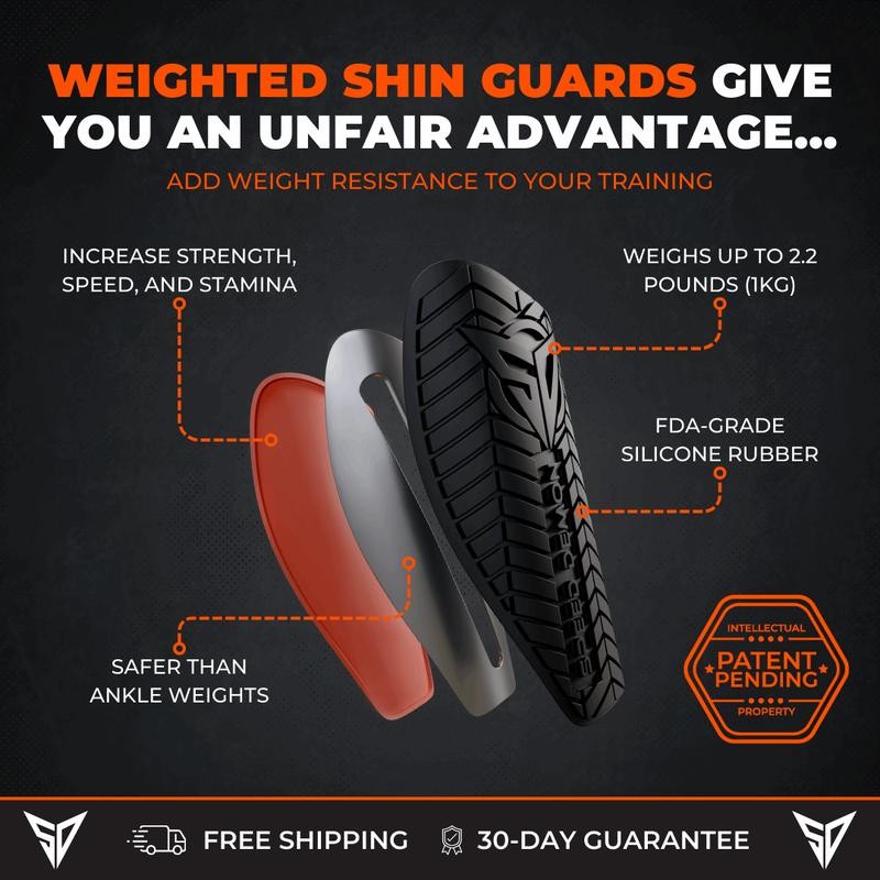 Speed Demon Weighted Shin Guards - Size: Medium (Height 5'3-5'9)