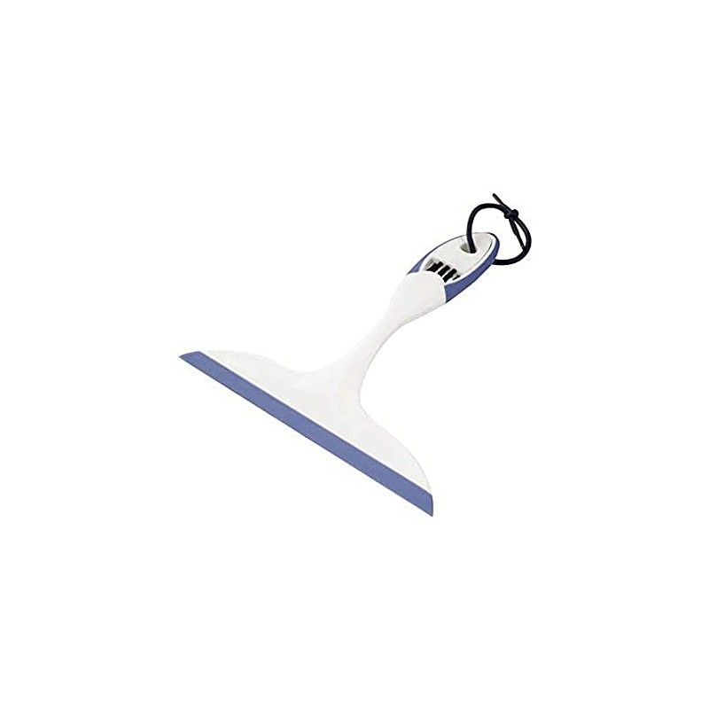 Fackelmann Tecno Raschietto Pulisci Piastrelle, Plastica, Bianco/Blu