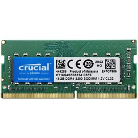16GB 260pin SODIMM DDR4 PC4-25600 NONECC