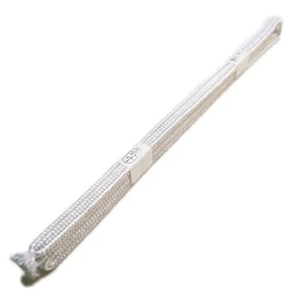 Superb Silk oku oro White Solid Weave TKG-101 - Sword Imitation Sword Belt