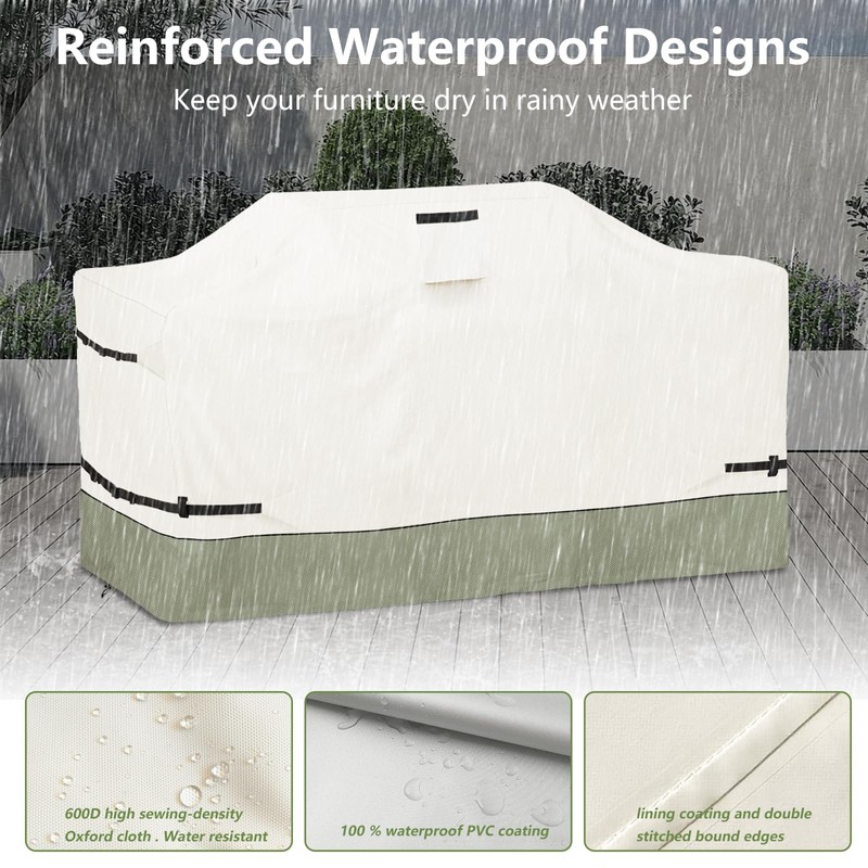 Osileyo 98 Inch Island Grill Cover - 600D Heavy Duty