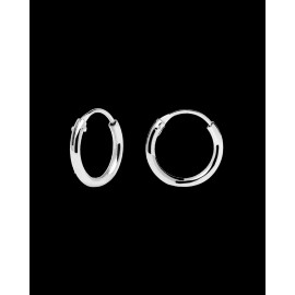Silver Line Small Hoop Earrings Sterling Silver 925 Bestseller Jewelry 1.2mmx8mm USA Seller