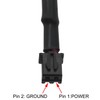 LUORNG 2PCS Mini 2-Pin Fan Adapter Cables to 4-Pin PC