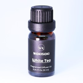 WAKISAKI Hotel Diffuser Oil Inspired by Westin Hotel Scent, Premium Fragrance Oil for Ultrasonic and Waterless Diffusers and Crafting, for a Refreshing Aromatic Space, 0.34 Fl Oz (10 ml), White Tea