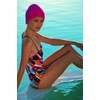 Fashy Women's Frill Ruffle Swimhat - Red