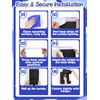 Classroom Door Window Blackout Cover - Blocking 100% Views &