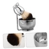 Beavorty Elegant Shaving Brush Set Kit Includes Brush Stand Bowl