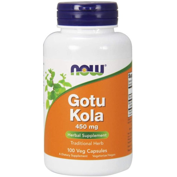 NOW Supplements, Gotu Kola (Centella asiatica) 450 mg, Herbal Supplement, 100 Veg Capsules