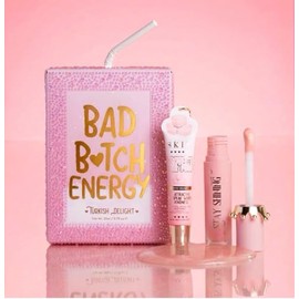 Crystal Bad B Energy Lip Duo – Crystal Edition – Lip Conditioner & Lip Oil Set – Hydrating, High Shine Lip Care (Multiple Shades) (Turkish Delight)