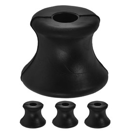 Cabilock 4Pcs Universal Rubber Tuning Fork Holder Base for Stable Support, Portable for Sound Therapy, Meditation, Yoga, and Home Use