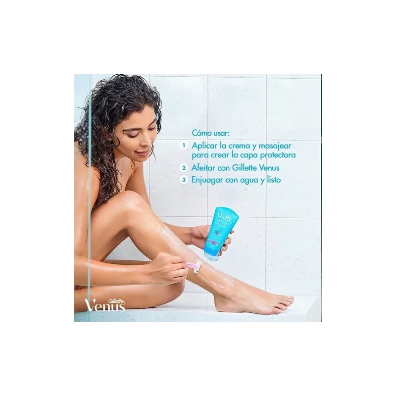 Venus Crema De Afeitar Mujer Con Aceite De Almendras 150ml