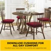 downluxe Indoor Chair Cushions for Dining Chairs, Soft and Comfortable