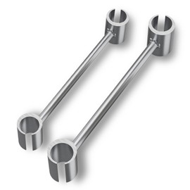 ANZRON Door Hinge Adjustment Tool, 2-Piece Set of Double-Ended Wrenches for Flag Type Hinged Doors (0.55-0.75 Inch and 0.9-0.98 Inch), Best Gift for Friend and Family.