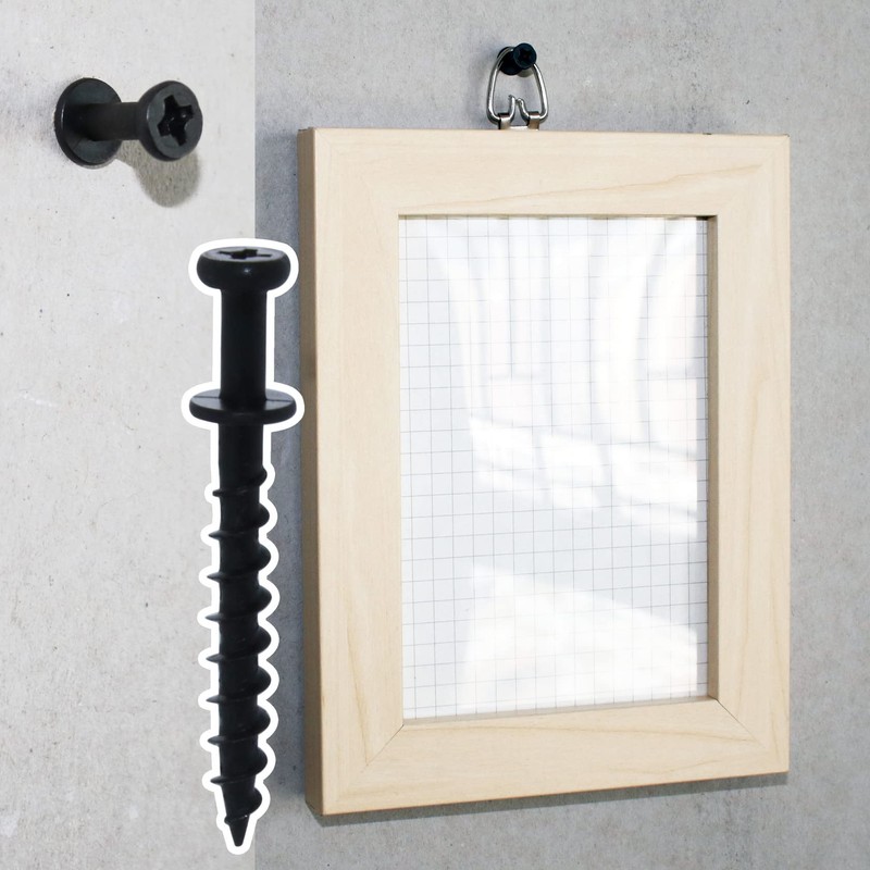 Picture Hanging Screws, Bear Claw Long Double Headed Picture Hang