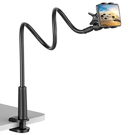 Soporte para Teléfono Celular de Cuello de Cisne, Soporte Universal Flexible 360 para Teléfono, Soporte Perezoso con Brazos Largos y Abrazadera para P