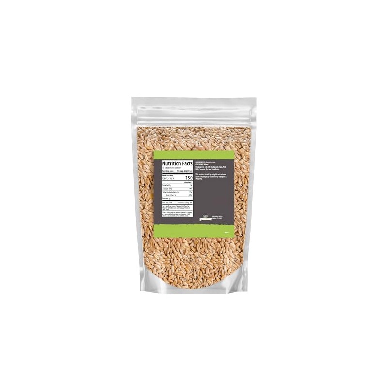 Birch & Meadow 3 lb of Spelt Berries, Dehulled, Non-GMO,