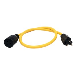 Parkworld 885736 NEMA 6-20 Extension Cord 6-20P to 6-20R (T Blade Female Also for 6-15R Adapter) 250V, 20A, 5000W (3FT)