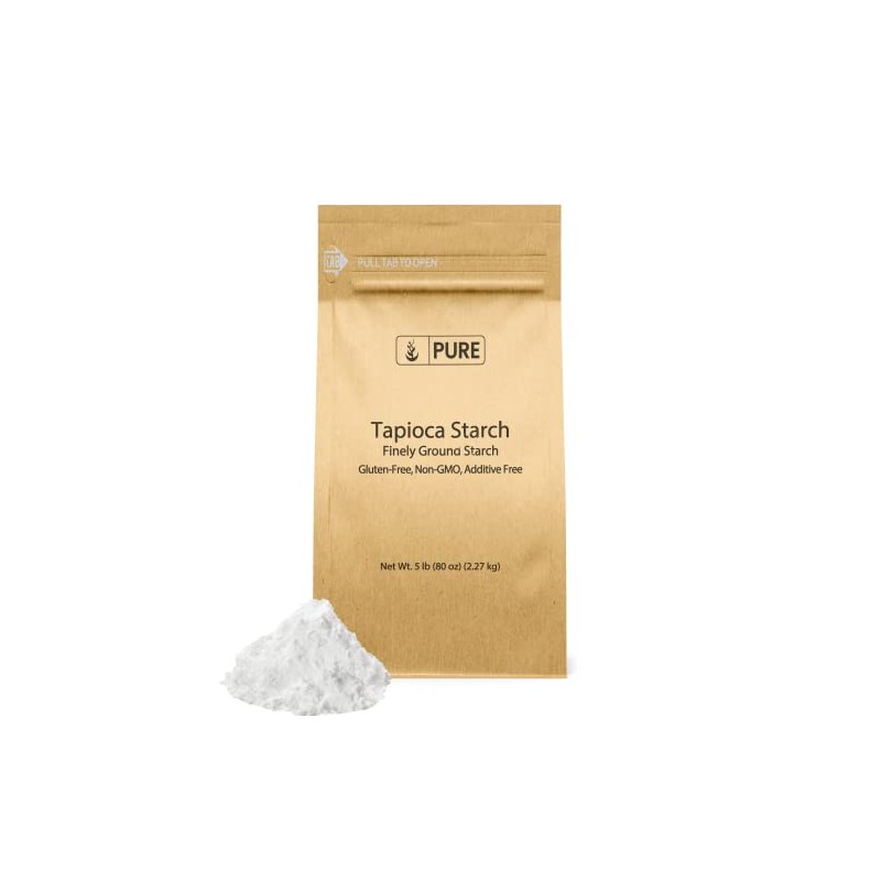 Pure Original Ingredients Tapioca Starch (5 lb) Gluten-Free, Non-GMO, Kitchen