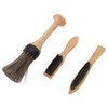 3pcs Barber Brush Set Professional Soft Bristles Portable Barber Neck
