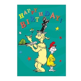 DR SEUSS Birthday Card Cat In the Hat Birthday Card