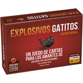 Juego de Mesa Explosivos Gatitos en Espaol Juego para Nios y Adultos a Partir de 7 Aos, Juego de Mesa Estratgico y Humorstico, No Hagas Explotar los  