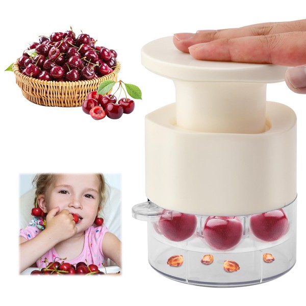 Cherry Pitter Tool Portable Cherry Corer Pitter,Cherries Stoner Pitters 7-in-1
