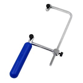 Vaguelly Small Adjustable Jewelers Saw Frame Kit Durable Frame with Comfortable Grip for Jewelry Making Woodworking Crafts Includes Extra Blades