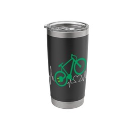 E-bike Heartbeat Funny Electric Bicycle Green Energy Stainless Steel Insulated Tumbler