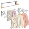 XL-31.5" Wall Mounted Clothes Drying Rack, 130 LBS Large Capacity