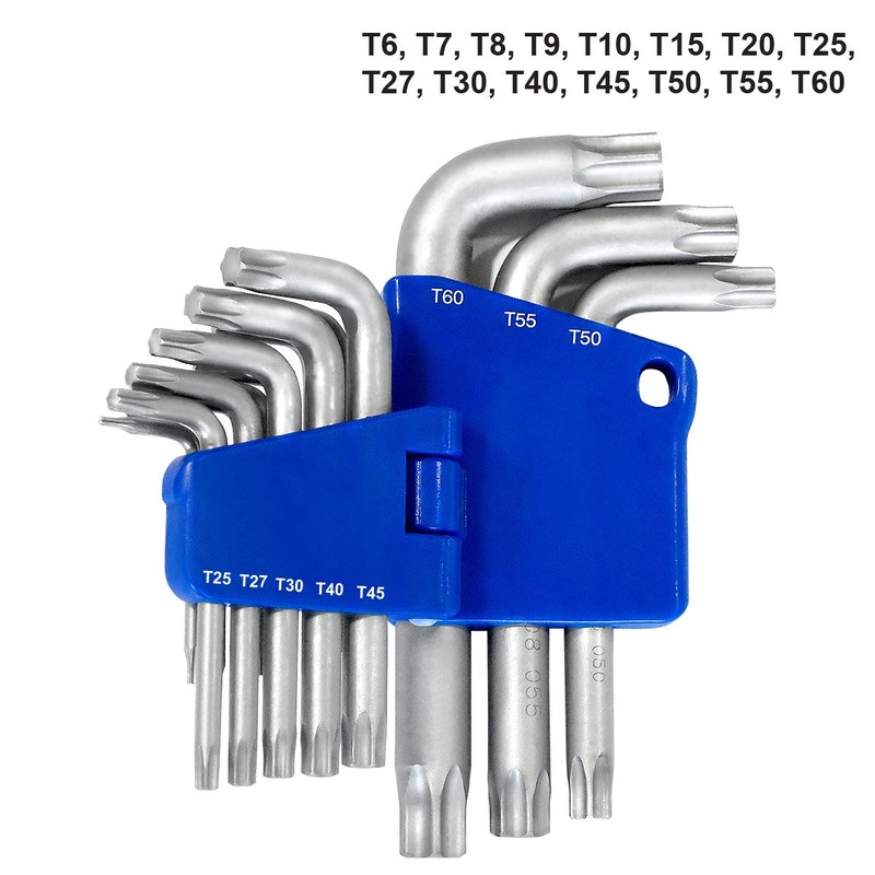 S&R TORX Allen Keys/Hex Key set, 15 pcs, Extra loadable
