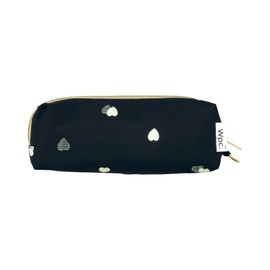 [2025] Wpc. Folding Umbrella, Drawing, Checked Heart, Mini Black, Rain Umbrella, Rain or Shine, Works or School, Travel, Stylish, Cute, Women's, Girly, Clear x Gold Handle, 6808-305-002