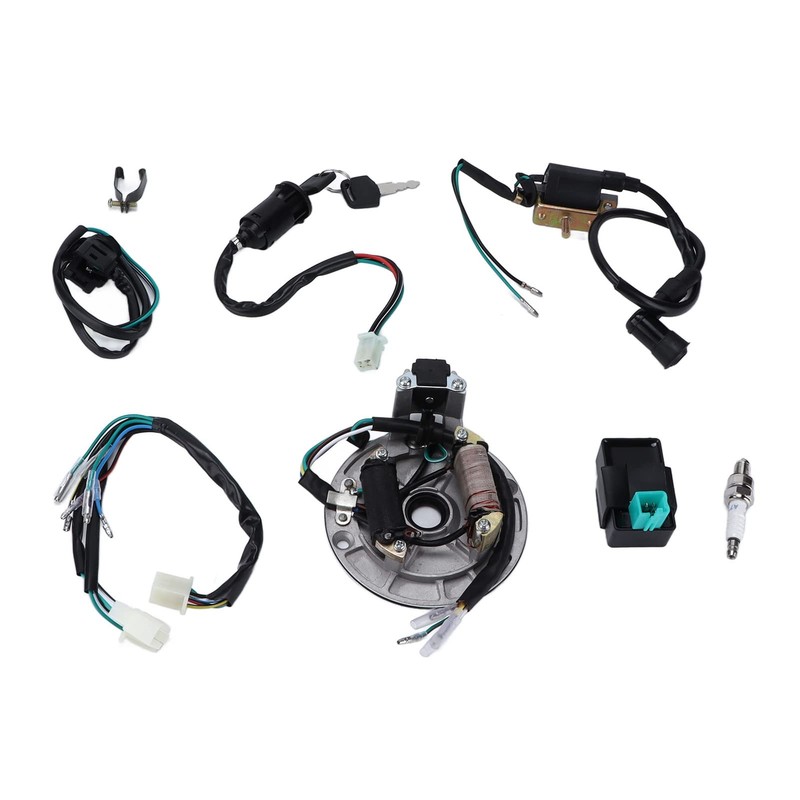Ignition Coil CDI Box Spark Plug Conversion Kit Electric Stator