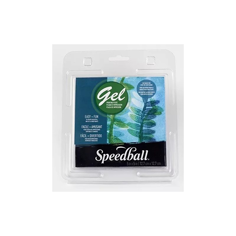 Speedball Placa De Impresión En Gel Speedball, 5 X 5