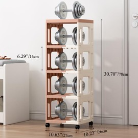 Yagizaai Vertical Shoe Rack with Wheels – 5-Tier Foldable Narrow Storage Organizer, 10.6 x 10.2 x 30.7 Inches, Space-Saving Shoe Shelf for Small Spaces, Entryway, Bedroom, Hallway