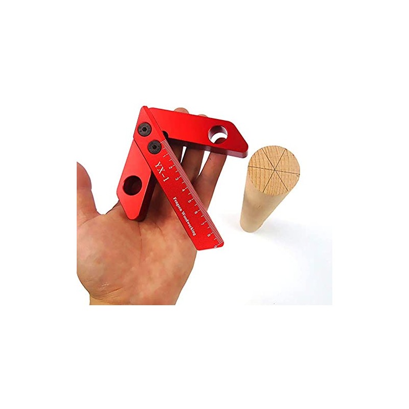 Namvo Woodworking Tool Line Gauge Aluminum 45/90 Degree Right Angle