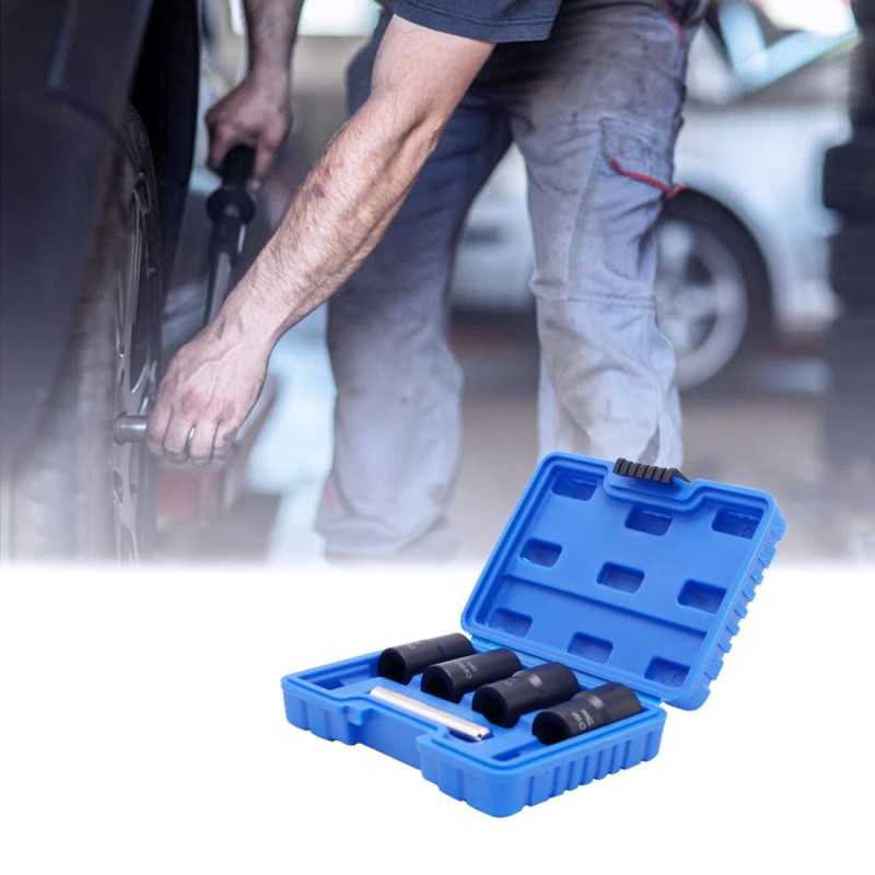 1/2" Locking Wheel Nut Remover Stud Bolt Impact Twist Socket