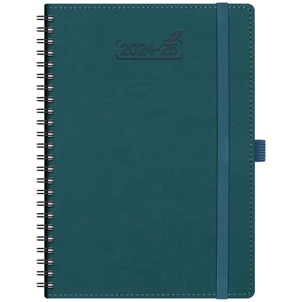 BEZEND Planner 2024 2025, 18 Months (July24-Dec25) [Dark Green] 5.8"