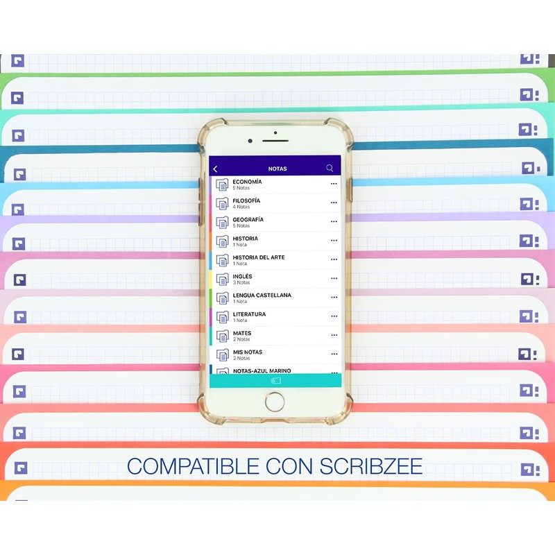 Oxford, Europeanbook 1 A5 Squared Notebook 5 x 5 Micro