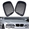 PAIR OF GRILLES WITH MATT BLACK KIDNEY FRONT GRILLES